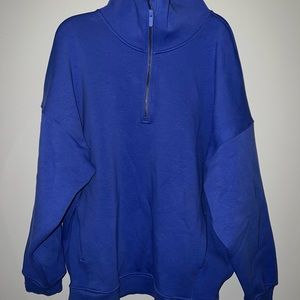 Lulu lemon half zip oversized scuba sweatshirt